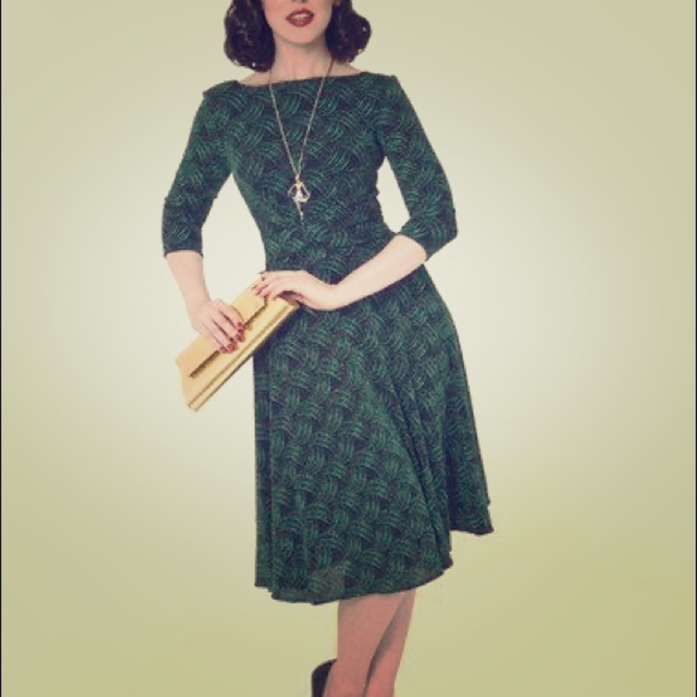 Tatyana Green Dazzle Sparky Cocktail Dress